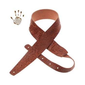 Holes HC Embossed Flores Marrone 6 cm