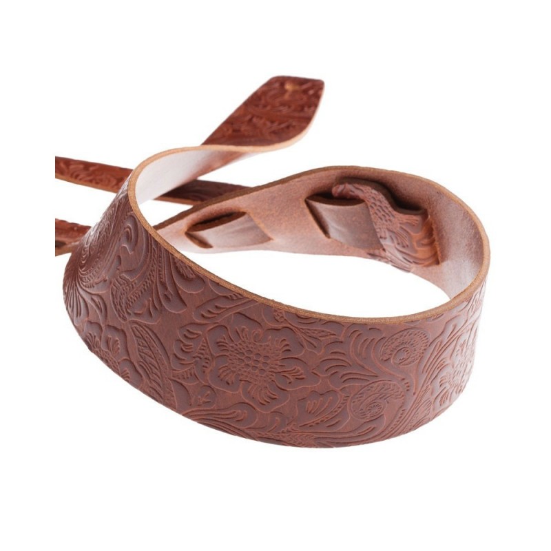 Holes HC Embossed Flores Marrone 6 cm