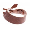 Holes HC Embossed Flores Marrone 6 cm