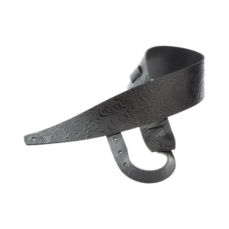 Holes HC Embossed Flores Nero 8 cm