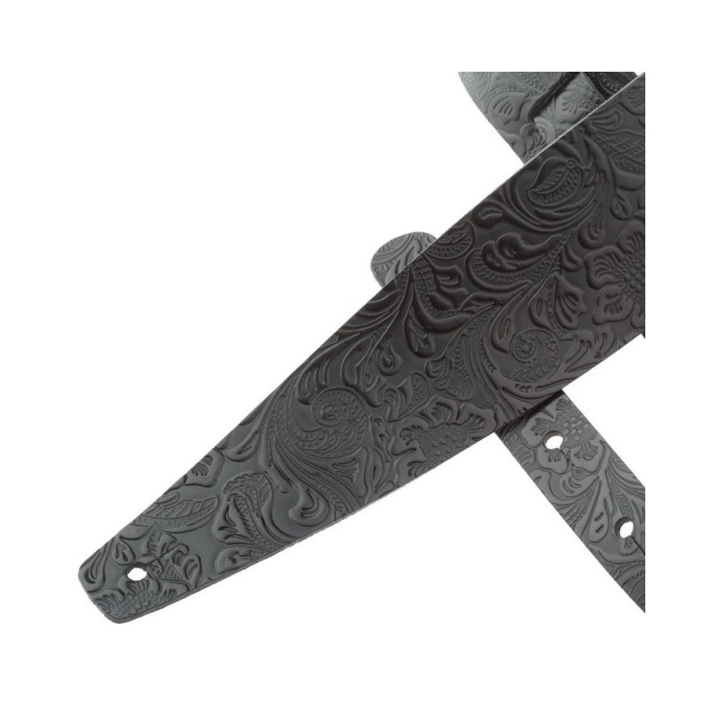 Holes HC Embossed Flores Nero 8 cm