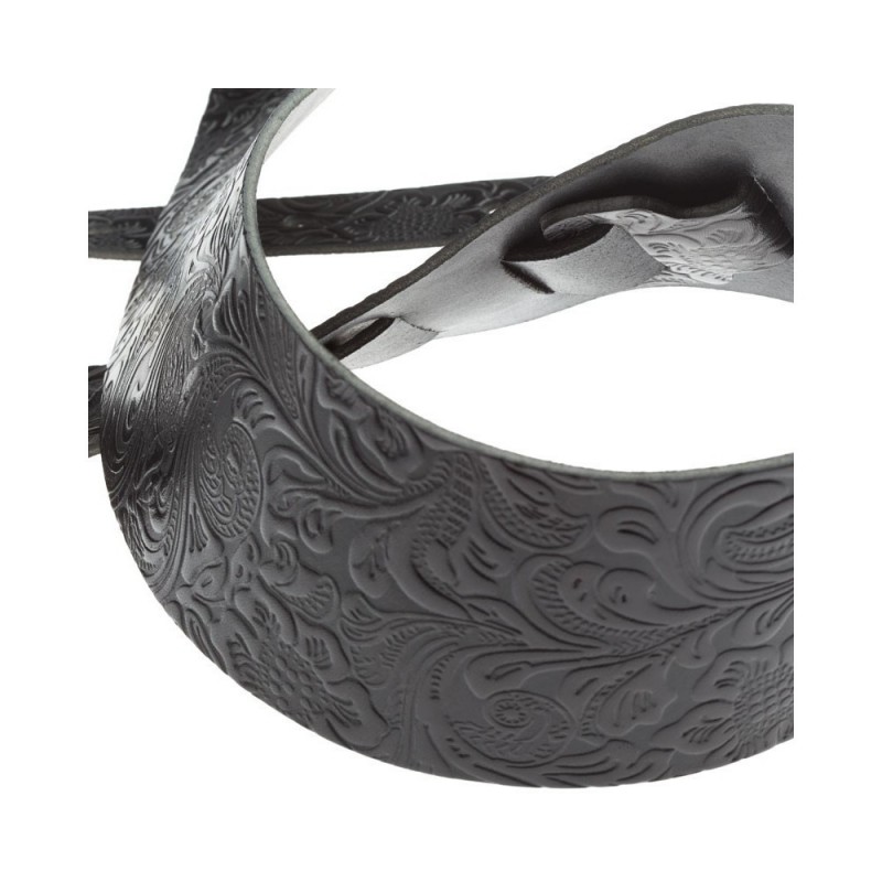 Holes HC Embossed Flores Nero 8 cm