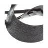 Holes HC Embossed Flores Nero 8 cm