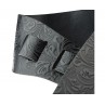 Holes HC Embossed Flores Nero 8 cm