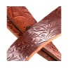 Buttons BC Embossed Flores Marrone 5 cm Buttons BC Embossed Flores Marrone 5 cm