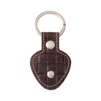 Portachiavi KC1 Intreccio Marrone Scuro