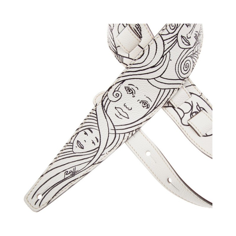 Holes HS Art Print Woman Bianco 8 cm