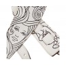 Holes HS Art Print Woman Bianco 8 cm Holes HS Art Print Woman Bianco 8 cm