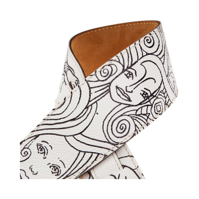 Holes HS Art Print Woman Bianco 8 cm