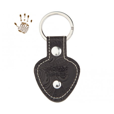 Portachiavi KC1 Embossed Flores Blu