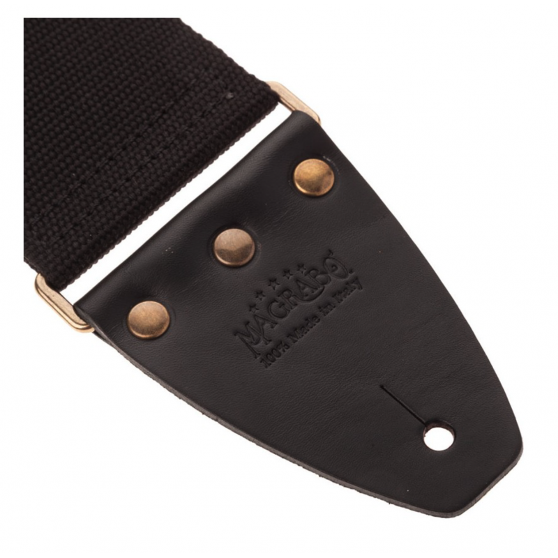 Stripe SC Entry Nero 8 cm terminali Nero fibbia Ottone