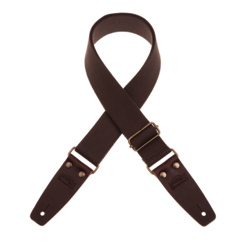 Stripe SC Entry Marrone 5 cm terminali Marrone Scuro fibbia Ottone Antico