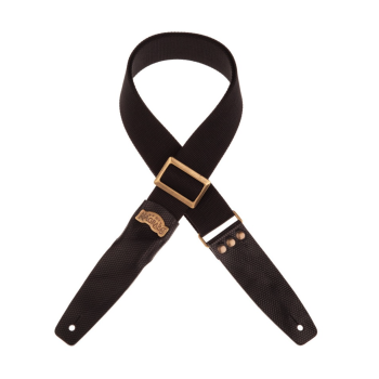 Stripe SC Cotton Nero 5 cm terminali Twinkle Nero, fibbia Recta Ottone