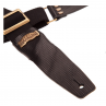 Stripe SC Cotton Nero 5 cm terminali Twinkle Nero, fibbia Recta Ottone
