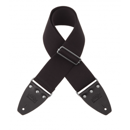 Stripe SC Entry Nero 8 cm terminali Nero fibbia Argento
