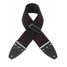 Stripe SC Entry Nero 8 cm terminali Nero fibbia Argento