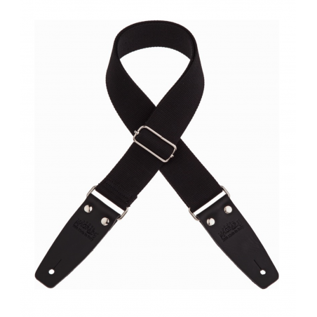 Stripe SC Entry Nero 5 cm terminali Nero fibbia Argento