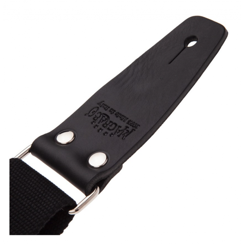 Stripe SC Entry Nero 5 cm terminali Nero fibbia Argento