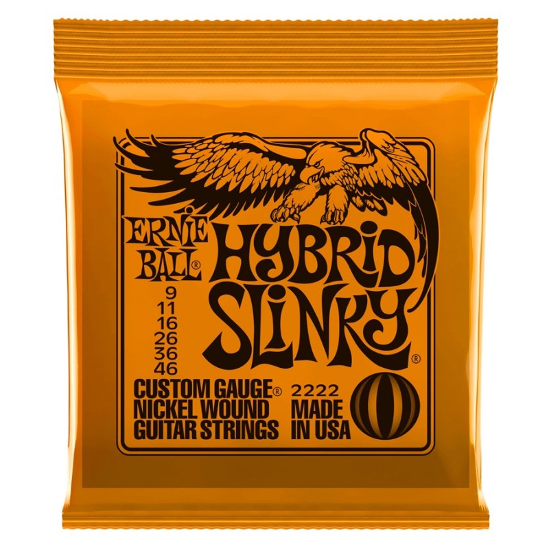2222 NICKEL WOUND HYBRID SLINKY 9-46