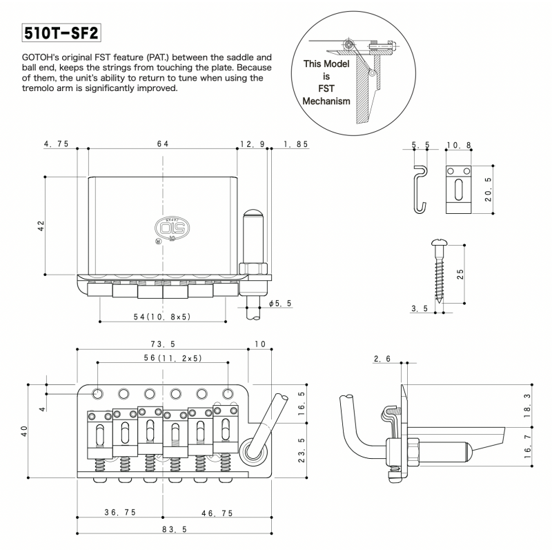 510T-SF2 GOLD con FST Mechanism