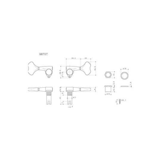 GB707 L4+R1 COSMO BLACK