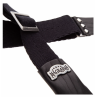 Stripe SC Cotton Nero 5 cm terminali Core Nero, fibbia Recta Argento