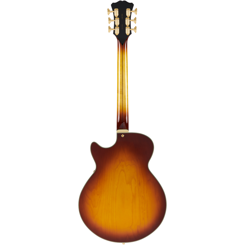 D'Angelico EXCEL SS XT (with stop-bar tailpiece) ICED TEA BURST QUILT