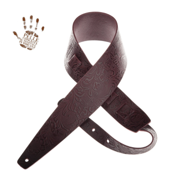 Holes HC Embossed Flores Bordeaux 8 cm