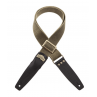 Stripe SC Cotton Washed Verde Oliva 5 cm terminali Twinkle Nero, fibbia Recta Ottone