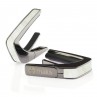 Capotasto black chrome inserto white mother of pearl