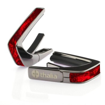 Capotasto blach chrome inserto red angel wing