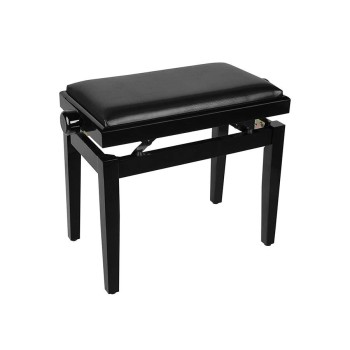 Panchetta per pianoforte (55,5x32,5x48-56cm), nera