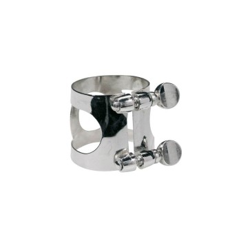 Legatura per sassofono tenore, nickelata