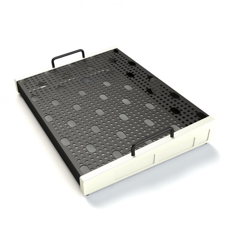 Temple DUO-17 Pedalboard - Vintage White