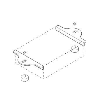 Temple Pedal Power Mounting Bracket Voodoo Lab