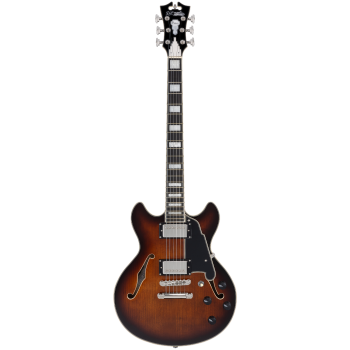D'Angelico PREMIER MINI DC Brown Burst