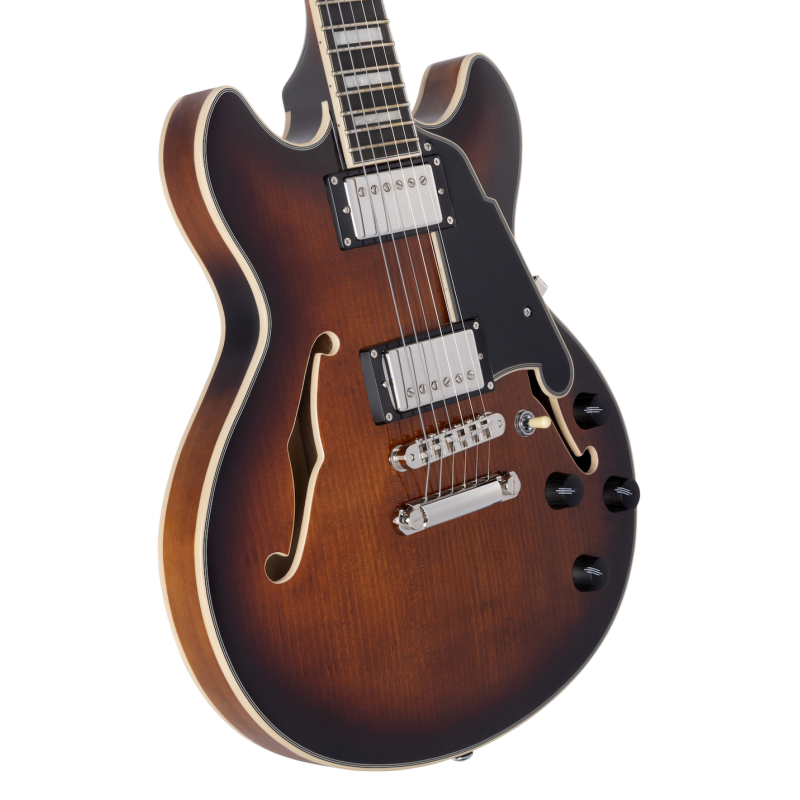 D'Angelico PREMIER MINI DC Brown Burst