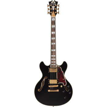 D'Angelico EXCEL MINI DC (with stop-bar tailpiece) BLACK
