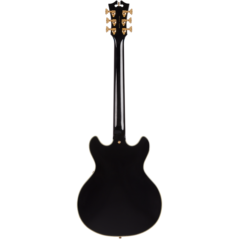 D'Angelico EXCEL MINI DC (with stop-bar tailpiece) BLACK