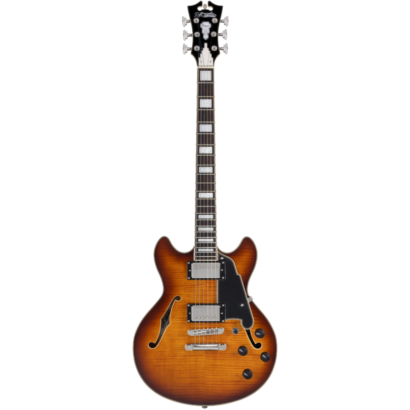D'Angelico PREMIER MINI DC - Dark Iced Tea Burst