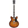 D'Angelico PREMIER MINI DC - Dark Iced Tea Burst