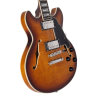 D'Angelico PREMIER MINI DC - Dark Iced Tea Burst