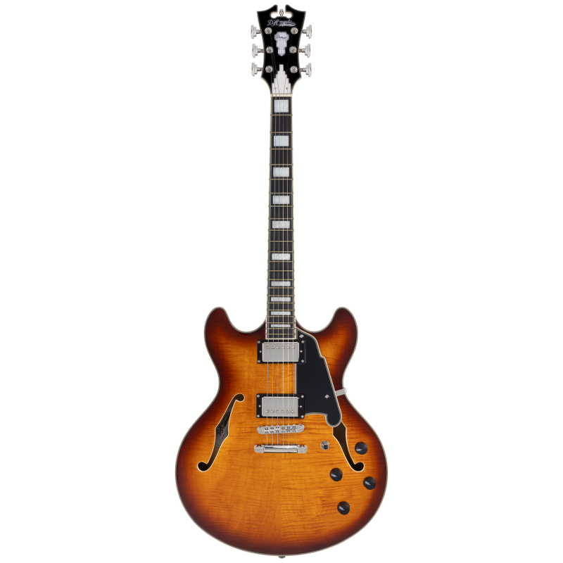 D'Angelico PREMIER DC - Dark Iced Tea Burst
