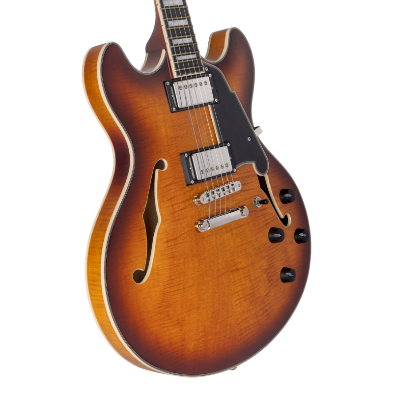 D'Angelico PREMIER DC - Dark Iced Tea Burst