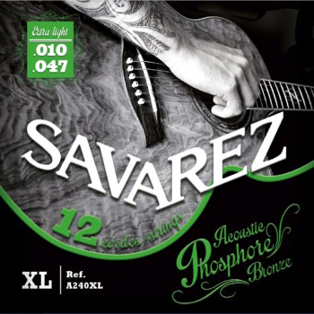 Corde per chitarra acustica  12 corde (.010 - .047)