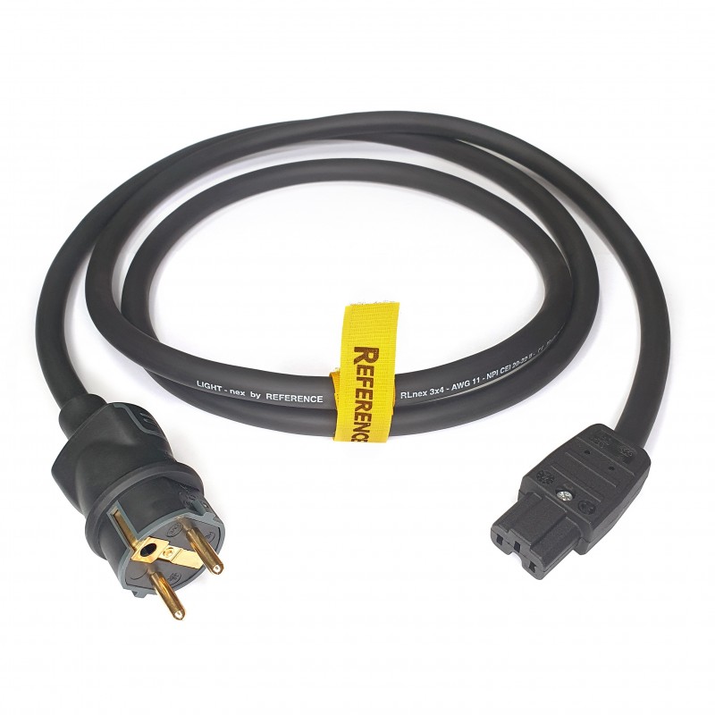 RL-NEX Black Electric AC Power Cable 2metri