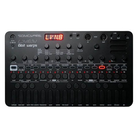Sonicware Liven 8Bit Warps Black Edition