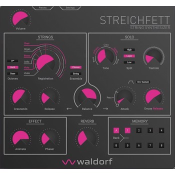 Waldorf Streichfett Plugin