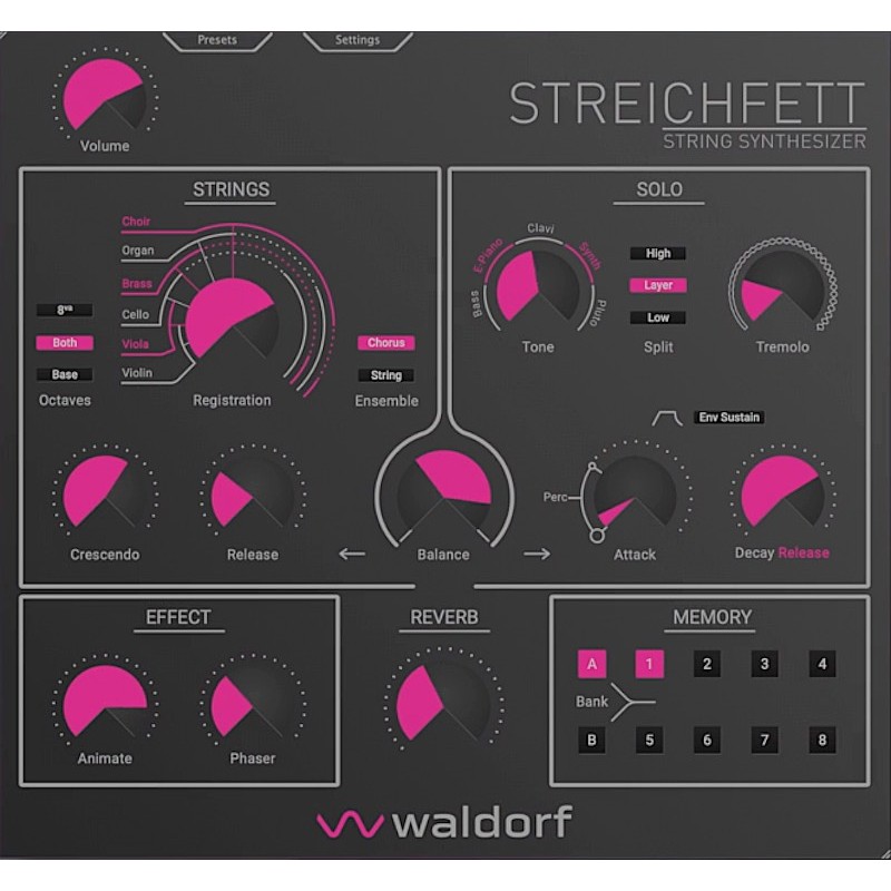 Waldorf Streichfett Plugin