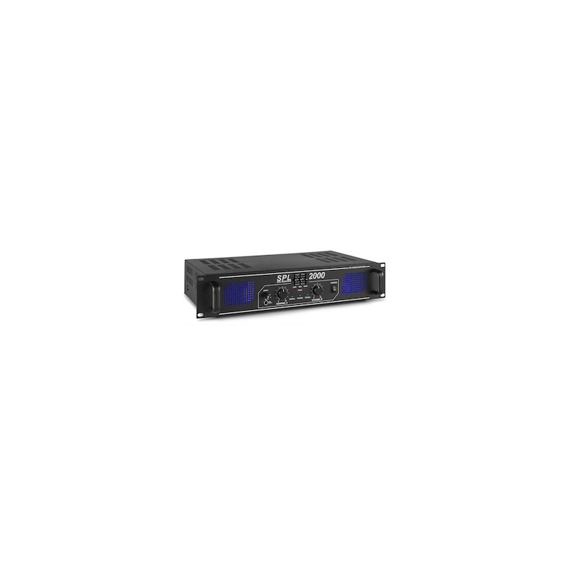 SPL 2000 Amplifier 2x 1000W EQ BLK